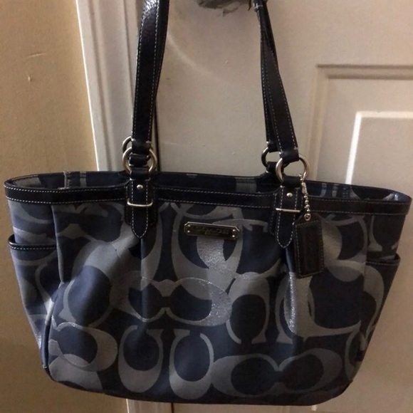 Coach Handbags - COACH OPTIC METALLIC SIGNATURE COLLECTION BAG